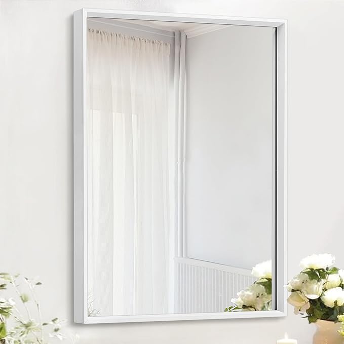 AAZZKANG Large Wall Mirror White Framed Mirrors 28