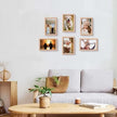 4x6 Picture Frame, OAK Wood Photo Frame with Perspex Glass for Vertical or Horizontal Tabletop Wall Display for Photos, Paintings, Posters, Artwork, Birthday Christmas Gift, Set of 2