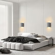 ZEROUNO Modern LED Wall Sconces Wall Lighting,Gray Resin Indoor Hardwired Sconce Light Fixtures Up and Down Wall Mount Light Lamp for Living Room Bedroom Bedside Hallway with G9 Bulb