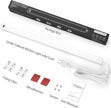 MYPLUS 16 Inch Under Cabinet Lights with Hand Wave, Under Counter Lighting 3000K Warm White,Dimmable,Plug and Play,LED Lights for Kitchen Cabinet, Cupboard, Closet, Desk