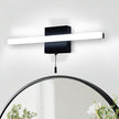 COTULIN 16 Inch Black Vanity Light Bar with Pull Switch 10W Brightness Ideal for Cabinet Lighting Picture Light and Sink Light for Kitchen and Bathroom Applications Modern Design Efficient Lighting