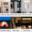 Dimmable Under Cabinet Lighting, Portable USB Reading Strips Craft Light Eye-care LED Desk Reading Lamp Light Great for Craft Table,Pianos,Music Stands,Kitchen,Wardrobe,Shelf,Drawer (warm&cool)