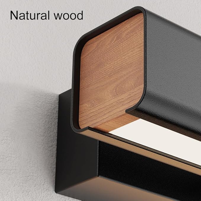 Linear Adjustable Wall Light Modern 4W LED Warm Light Wall Sconce Indoor 360° Rotation Wall Mounted Light Fixture, Aluminum Picture Lights for Gallery, Bedroom, Corridor (22cm/8.66")