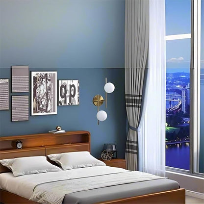 Modern Globe Wall Sconce 2 Light Bedroom Wall lamp Gold Wall Light Fixture for Living Room Kitchen Corridor Bathroom vanities Mirror