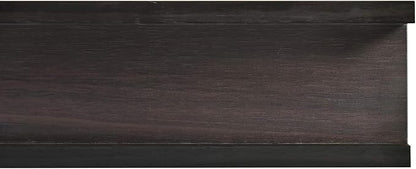WELLAND Vista Photo Ledge Picture Display Wall Shelf Gallery, 48-inch, Set of 2, Espresso
