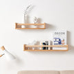 Oak Nursery Shelves, Natural Wood Nursery Floating Shelves for Wall Mounted, Wall Bookshelf for Bedroom Living Room Kitchen Spice Rack,16 Inch