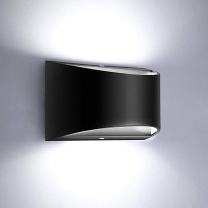 Lightess Modern Wall Sconces Indoor Wall Lamp Dimmable LED Up Down Wall Lamp 12W for Bedroom Living Room Staircase, Cool White