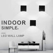 Lightess Mini LED Wall Sconces Dimmable 10W, Modern Wall Lamp Black Up Down Wall Mount Lights Mini Metal for Living Room Hallway Bedroom Decor, Cool White, O1186TP