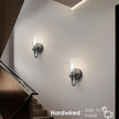 Aipsun Black Wall Sconces Set of Two, Sconces Wall Lighting Hardwired Wall Sconce Indoor Wall Light for Living Room Hallway (Exclude Bulb)