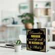 Ramadan Decorations - Islamic Decor - Ramadan Mubarak Wooden Sign Home Office Living Room Bedroom Kitchen Bathroom Desk Table Shelf Wall Decor - 5 x 5 Inches