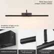 Black Picture Light, 24inch Wireless Picture Lights for Wall Rechargeable, 10000mAh Battery Wall Light with Remote, 3 Color Art Lighting for Paintings with Timer and Dimmable for Display, Gallery