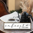 Funny Coffee Wood Sign, Coffees Bar Decoration, Rustic Coffee Station Decor, Home Kitchen Decors for Shelf, Friend Gift for Coffees Lover, Cafecito y Chisme Sign, 17.8x4x1.2 inches