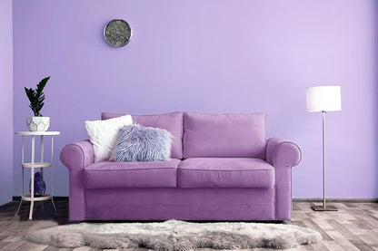 15.7"x118" Purple Wallpaper Peel and Stick Wallpaper for Bedroom Renter Friendly Wall Paper Purple Contact Paper for Cabinet Solid Color Self-Adhesive Removable Wallpaper Matte Vinyl Roll