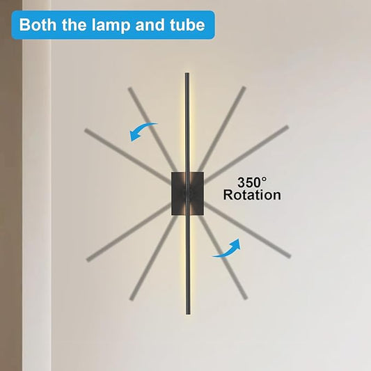 Battery Operated Wall Sconces, Wall Lights For Living Room, Powered Wireless Modern Rechargeable Sconce Wall Decor Set Of 2 Battery Operated Wall Light No Wiring Stick Renter Friendly, 2 Pack