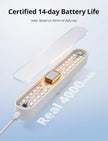 Combuh Rechargeable Makeup Light Bar LED Stick on Vanity Lighting for Mirror, 11Inch Super Bright 14 Days Long Last Battery Operated Wireless Attachable Wall Lamp for Bathroom Dresser Counter