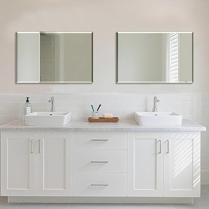 Ruomeng 2-Pack Bathroom Vanity Mirrors for Wall 24