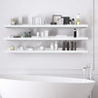MBYD White Floating Shelves 36 Inches Long, Picture Ledge Wall Shelf for Frames Photo Albums, Wall Mounted Photo Shelves with Ledge Set of 3 Same Dimension for Bedroom Bathroom Living Room Kitchen
