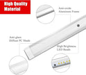 MYPLUS LED Under Cabinet Lighting, 6pcs 12inch Led Light Bar Kit with Warm White 1260 Lumen, 14W, LED Kitchen Counter Light Plug in for Kitchen Cabinet, Counter, Closet, Shelves, Desk