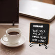 Funny Home Bar Plaque, Wooden with Stand, Bar Table Decorations, Desk Shelf Decor Supplies