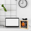 Basketball Home Decor - Gift for Girl Basketball Lover - Double-sided Wood Box Sign for Home Kitchen Farmhouse Office Tiered Tray Desk Shelf Decor