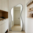POZINO Irregular Frameless Mirror, 47.2