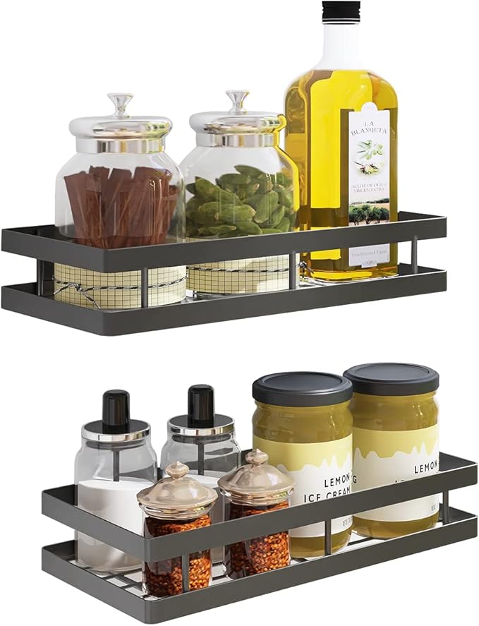 Spice Rack Organizer Wall Mount, 10