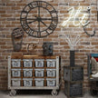 Okydoky Peel and Stick Wallpaper, Brown Brick Wallpaper for Home Decoration, Contact Paper Stick and Peel Backsplash, Vinyl Self Adhesive Wall Paper for House, Workshop&Office, 17.3