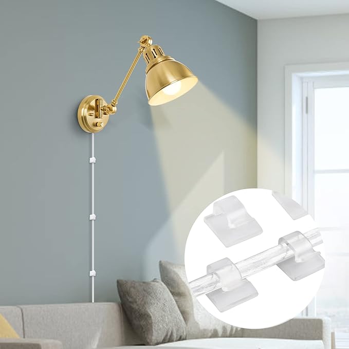 Plug in Wall Sconces Set of Two with Remote, Stepless Colors 2700K-6500K & Stepless Dimming, Premium Golden Finish, Plug in Wall Light with Night Light & Timer, LED Bulbs Included