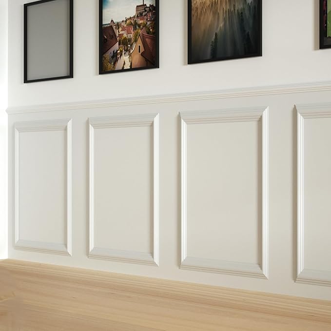 NeatiEase 4 Set Peel and Stick Wall Molding Trim Kit, 16