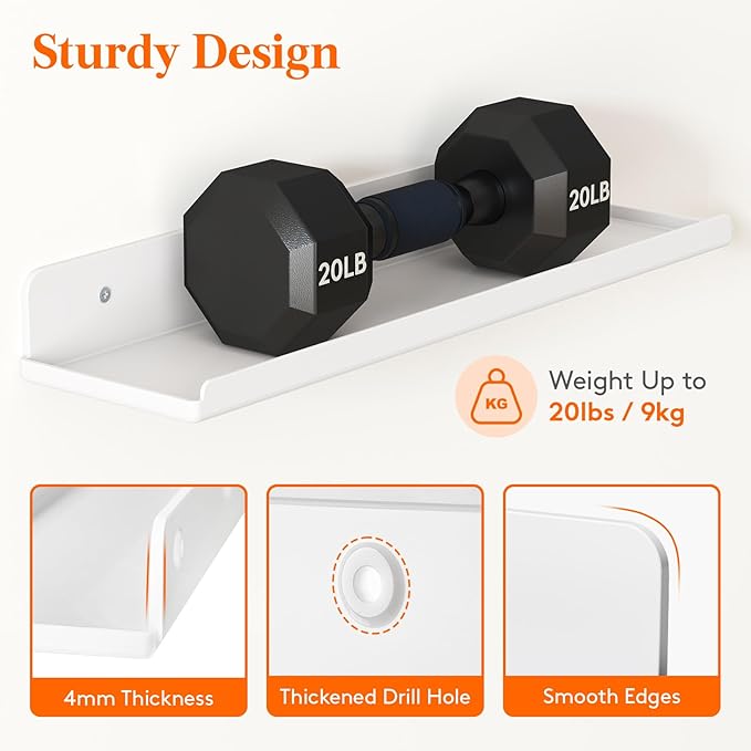 Lifewit Floating Shelves for Bathroom, 15