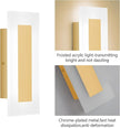 LMQNINE Modern LED Acrylic Gold Wall Sconce Warm White Light 3000K for Bedroom Corridor Stairs Bathroom Indoor Lighting Fixture Lamps Home Room Decor (2-Pack)…