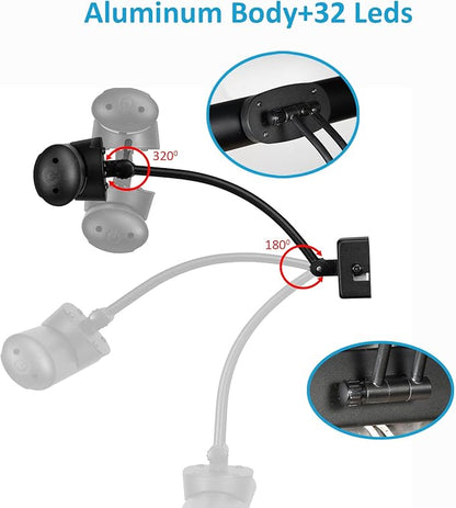 Wireless LED Picture Light with Remote, Rechargeable Battery Painting Light, Dartboard Light Metal Art Lights, 300LM Brightness Adjustable Highlight Display Lamp for Frame Portrait