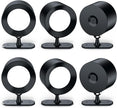 AOMEES Wall Lights Battery Operated Wall Sconce, 3 Color Temperatures & 3 Brightness Levels & Remote and Touch 360°Rotation, Mounted Cordless Lamp Magnetic Rechargeable Led Lights for Bedroom 6pcs