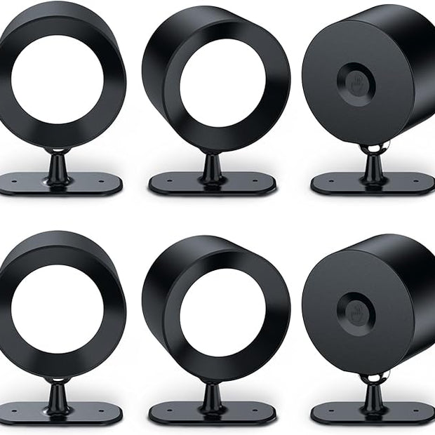 AOMEES Wall Lights Battery Operated Wall Sconce, 3 Color Temperatures & 3 Brightness Levels & Remote and Touch 360°Rotation, Mounted Cordless Lamp Magnetic Rechargeable Led Lights for Bedroom 6pcs