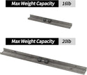 Giftgarden 47 Inch Long Floating Shelves for Wall Set of 5, Grey Wood Wall Shelves for Bathroom, Bedroom, Kitchen, Living Room Storage and Decoration, Gray Wooden Picture Ledge