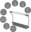 LUXSWAY Picture Light - Battery Powered, Wireless Remote Control, Rotatable Art Display Light, Dimmable for Picture Artwork and Mirror