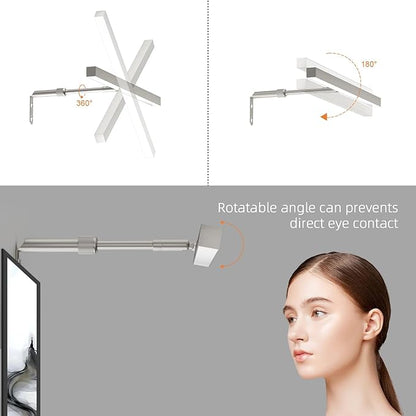 Plug in Picture Lights for Wall, 16 inch Dimmable LED Art Light with Remote, 3 Colour Temperature Gallery Painting Wall Light for Picture Display Dartboard Art Work (Nickel)