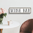 Wine Bar Sign, Rustic Wooden Hanging Signs, Farmhouse Home Decoration for Kitchen Bar, Wall Decor Art, Wine Club Decor, Decorative Wooden Signs and Plaques, 17.8x4x1.2 inches