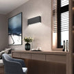 Aipsun 15.8in Black Modern Vanity Light Up and Down LED Vanity Light for Bathroom Wall Lighting Fixtures (White Light 5000K)