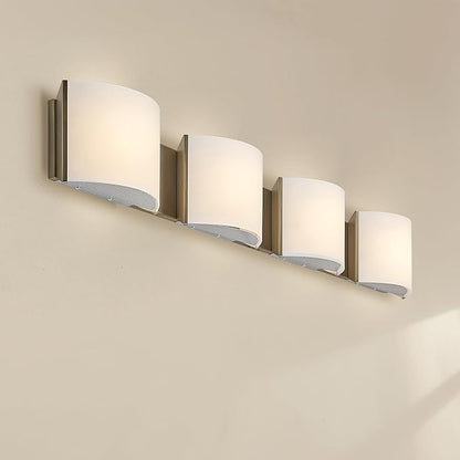 40in LED Wall Sconce Lights, Distinctive Vanity Lights, 4-Light Modern Indoor Lamp Fixtures for Bathroom Bedroom Living Room Hallway Wall Decro Lighting
