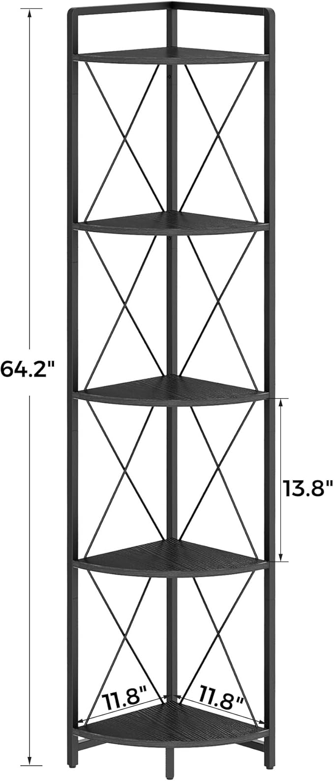 5 Tier Corner Shelf Stand, 64