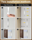 Rechargeable Motion Sensor Wall Sconce Set of 2 – 5000mAh Wireless Battery Operated Wall Light Indoor, 3 Colors Up/Down Lighting Magnetic Night Light with Remote Control for Bedroom, Hallway (Walnut)