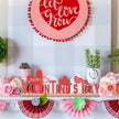 MEETYAMOR Valentines Day Decorations, Wood Metal Happy Valentines Day Sign for Table Decor, Farmhouse Rustic Valentines Day Decorations for Home, Kitchen, Mantle, Shelf