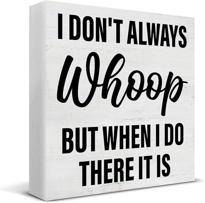 Funny Office Desk Decor Humor Office Quote Wooden Sign for Home Office Cubicle Desk Table Shelf Decor 5×5 Inches, Gifts for Boss Lady Social Worker Manager Coworker