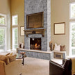 Okydoky Grey Stone Peel and Stick Wallpaper, 17.7