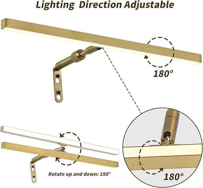 Brass Picture Lights for Paintings Plug in, 16