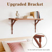 100% Solid Wood Floating Shelves for Wall, Vintage Wall Shelf Home Decor. 23.8
