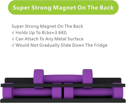 Magnetic Spice Rack with Jars Magnetic Spice Rack for Refrigerator 24 Spice Jars with Label Magnetic Shelves for Fridge 4 Pack Black