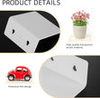 Acrylic Small Adhesive Wall Shelves,Mini Floating Shelves,Acrylic Display Shelves,Ledges for Pop Figures,Plant,Picture Photo Modern Wall for Bedroom Decor Living Room