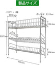 YQh 3-Tier Bathroom Counter Organizer, shower storage, corner shower shelf,shower caddies，Stainless steel material, durable and rust - free